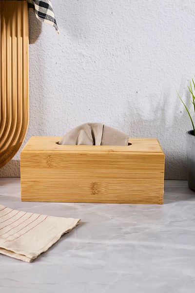 AVANTAGE HOME Θήκη για χαρτοπετσέτες Arven - Bamboo Z, Κουτί χαρτομάντηλου