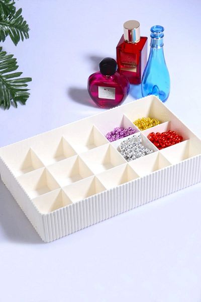 HOMİNG 15 Compartment Multi-Purpose Organizer Jewelry Jewelry Box Org-2022