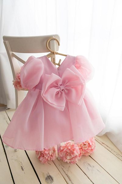 PİTABABY Rosalin-Pink Special Occasion Girl's Dress
