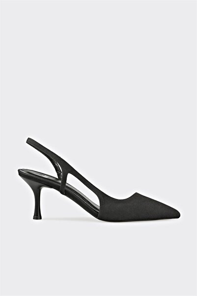 Elle Shoes Siyah Kadın Topuklu Ayakkabı