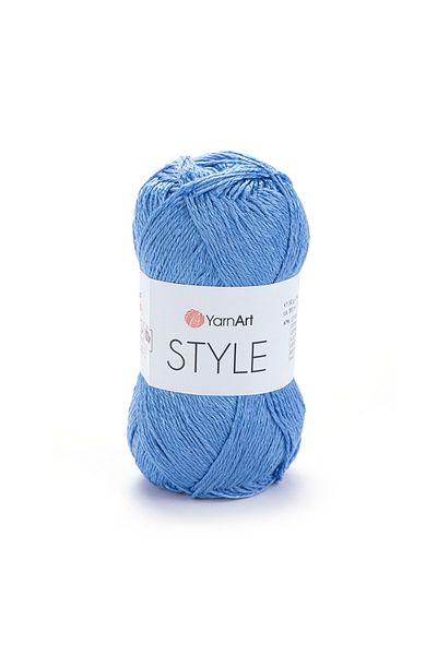 Yarnart Stil - Ață de tricotat manual strălucitoare Blue-669