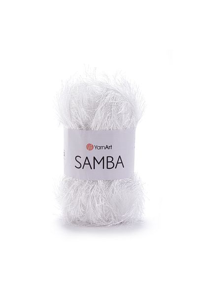 Yarnart Samba - Πλεκτό Χέρι Σχοινί Λευκό-01