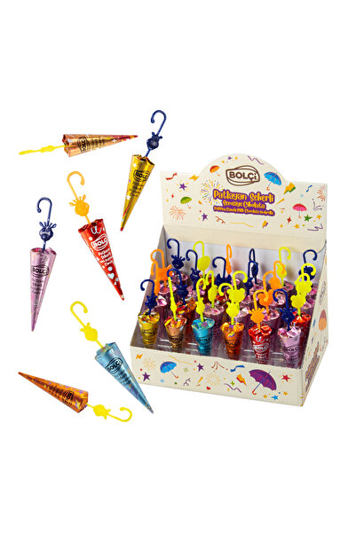 Bolçi PATLAYAN ŞEKERLİ SÜTLÜ ŞEMSİYE ÇİKOLATA 22 GR 1 adet