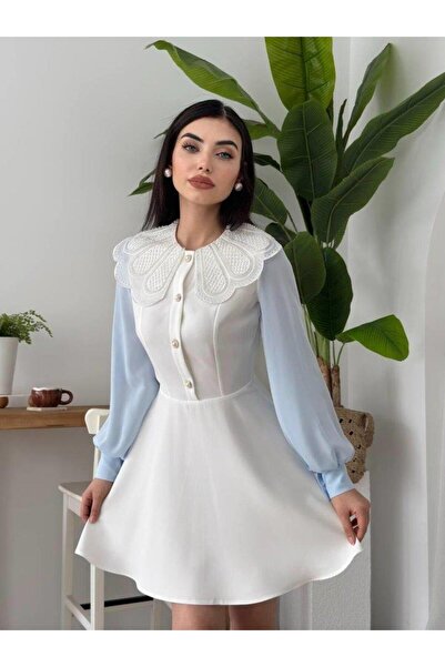 MODA Rochie cu guler pentru bebeluși Asio