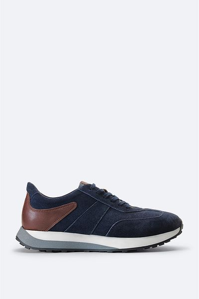 Avva Ανδρικά παπούτσια τύπου Navy Blue 100% δερμάτινη εύκαμπτη σόλα casual A31y8002