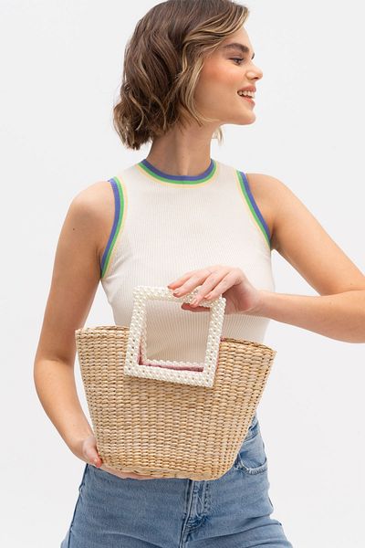 Matthew Cox Women's Straw Bag C.Hsr1186
