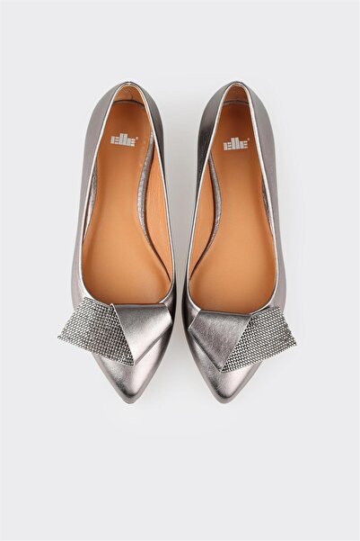 Elle Shoes Γυναικεία Casual Παπούτσια Platinum Leather