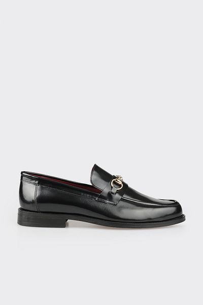 Elle Shoes Black Leather Men's Classic Shoes