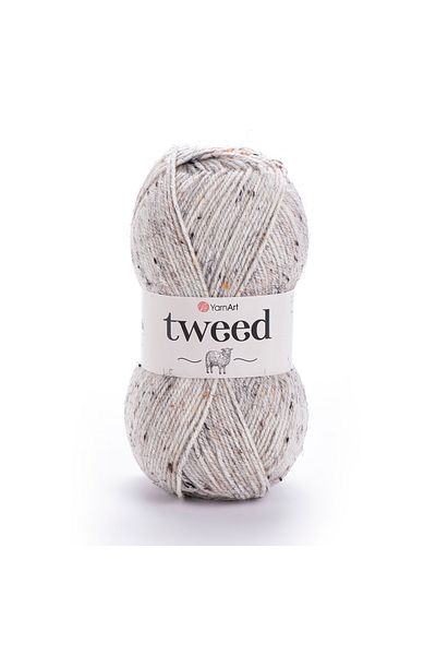 Yarnart Tweed - Μαλλί Πλεκτό Χέρι Κρέμα-221