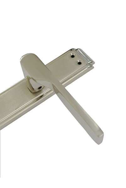 Hira Eda Lüx Gül Wc Door Handle – for Toilet & Bathroom, Locked, (1 Set - Back and Front) Left Direction