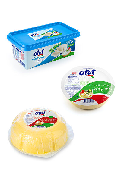 Otat Hoşgeldin Paketi (KÖY TİPİ TEREYAĞI TOST VE KAHVALTI PEYNİRİ SÜRSENE BEYAZ PEYNİR)