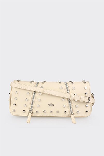 Elle Shoes Ekru Kadın Çapraz Çanta