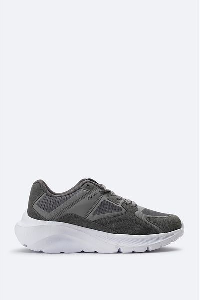 Avva Men's Anthracite Pieced Flexible Thick Sole Casual Shoes A31y8026