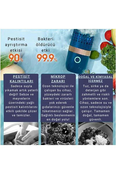 coofbe Pulses Fruit Vegetable Washing And Disinfecting Machine Waterproof Oh-purification Agricultural Medicine Disinfect