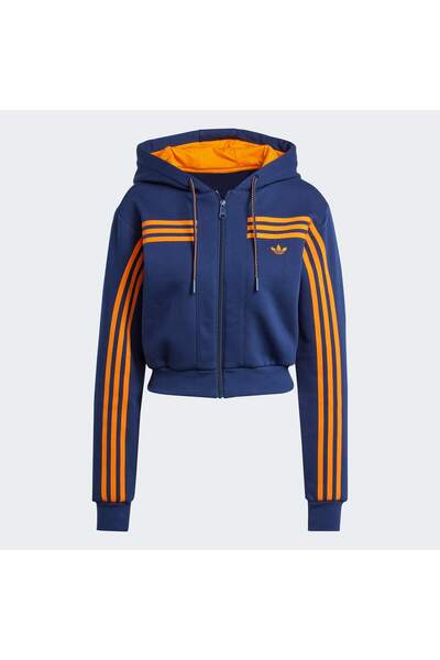 adidas 70s Short Full Zip Fleece Hoodie