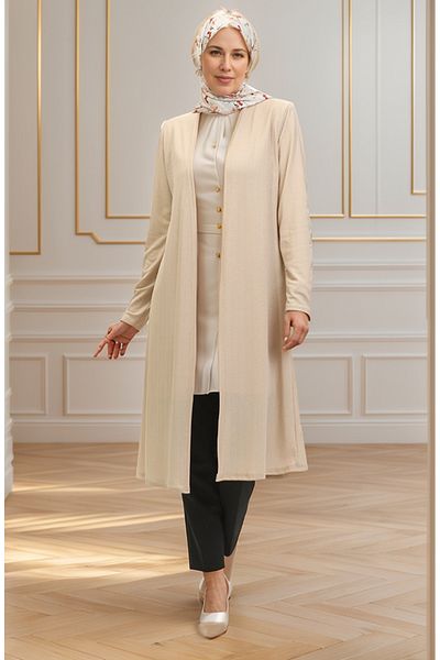 RESPİRO Thin Spring Summer Dressed Soft Cardigan, Women's Cardigan, Long Cardigan
