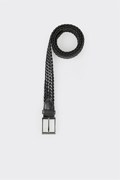 Elle Shoes Siyah Deri Erkek Kemer