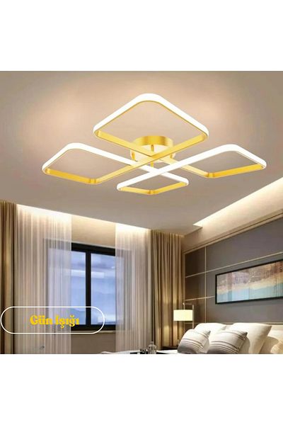 neeko Novem Ultra Daylight Led Chandelier |   Antique Case |   Modern Rustic Plafonier – 50,000 Hours of Life