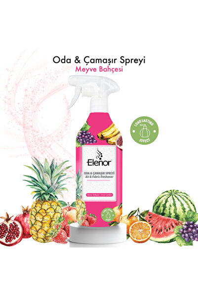 ELENOR Oda Ve Çamaşır Spreyi Meyve Bahçesi 500 ml X 2 Adet