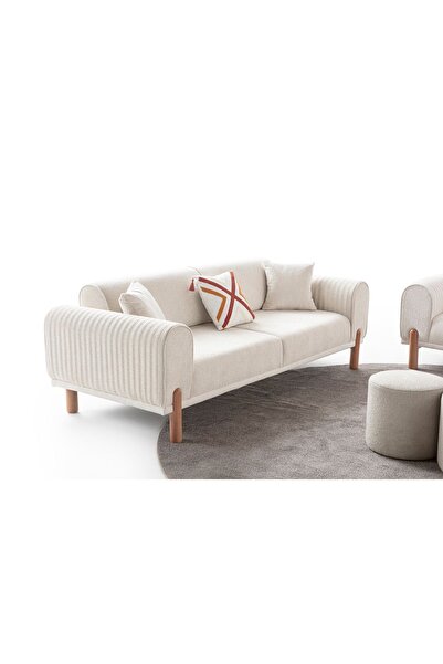 EDSY HOME Armoni 3+1 Koltuk Takımı Krem