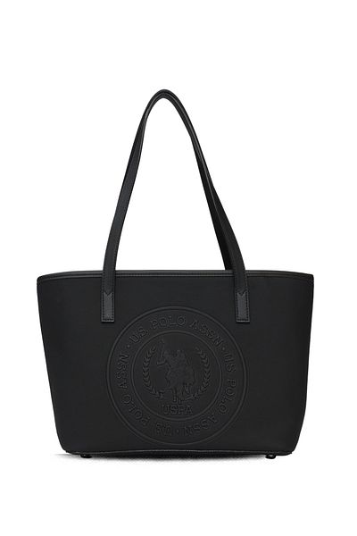 U.S. Polo Assn. Geantă neagră de umăr pentru femei Us25678