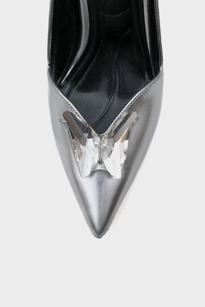Capone Outfitters Pantofi de damă Hillary cu toc mediu și vârf ascuțit Fluture