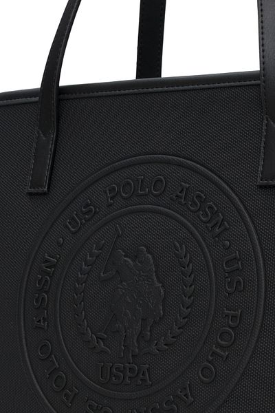 U.S. Polo Assn. Geantă neagră de umăr pentru femei Us25678