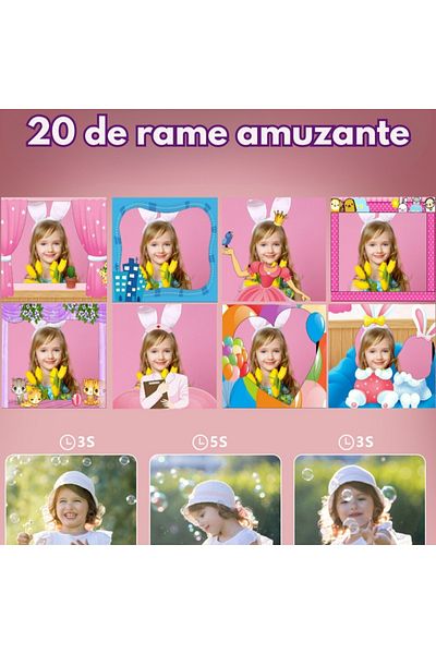 SMARTIC Camera, Instant Print, Full HD 1080p, 2.4”, 600mah, Games, Mp3, Memory Card Gift