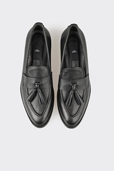 Elle Shoes Black Leather Women's Casual Shoes