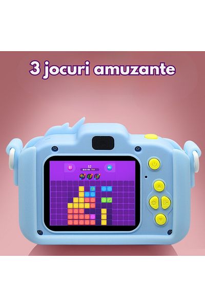 SMARTIC Camera, Instant Print, Full HD 1080p, 2.4”, 600mah, Games, Mp3, Memory Card Gift