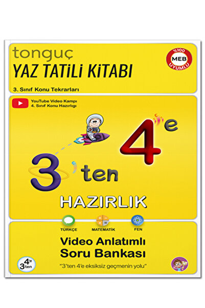 Tonguç Yayınları 3'ten 4'e Hazırlık Kitabı