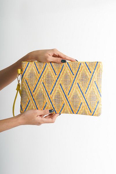 Capone Outfitters Дамска клъч чанта Straw Paris