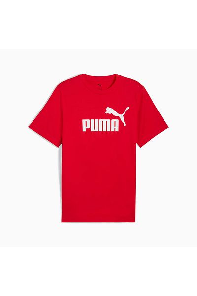 Puma Men's Casual T-Shirt Ess No. 1 Logo Teefor All Time Red 68253211