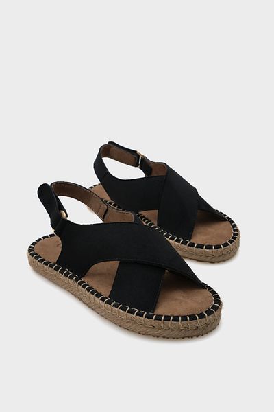 Capone Outfitters Sandale espadrille pentru femei Brook cu bretele încrucișate