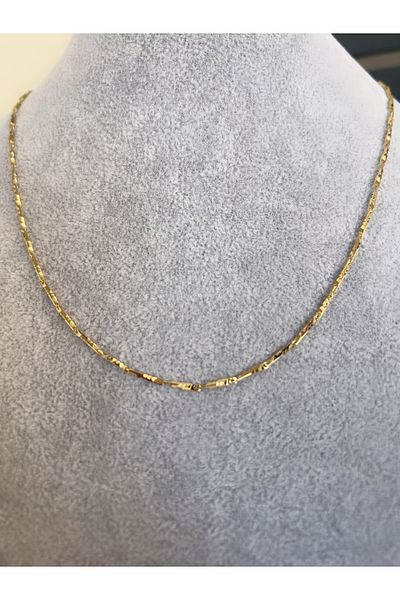 XUPING JEWELRY Tuelataki Women's Minimal Chain Necklace in 14K Color (45cm)