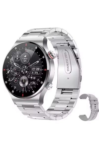 OEM Ceas Smartwatch Barbati Qw33™, Ecran Ips De 1,28 Inchi, 240*240, Casual, Incarcare Wireless, Rezis