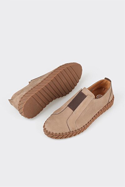 Elle Shoes Mink Leather Men's Casual Shoes