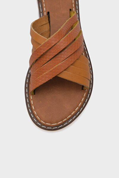 Capone Outfitters Maddy 8098 Genuine Leather Women's Bodrum Slippers