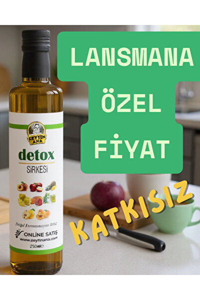 ZEYTİN ANA Detoks Sirkesi ( Doğal Fermentedir, Katkı Maddesi Içermez ) 250 ml