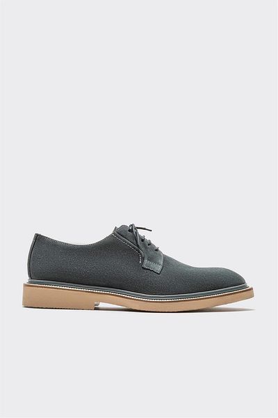 Elle Shoes Γκρι δερμάτινα ανδρικά casual παπούτσια