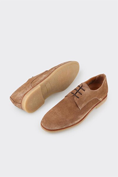 Elle Shoes Tan Leather Men's Casual Shoes