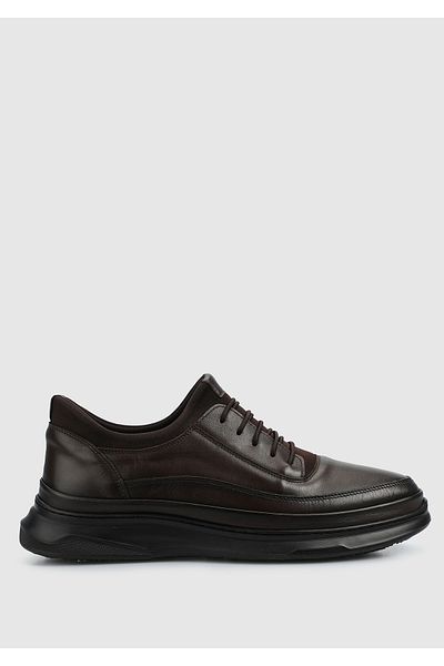 Eclipse Brown Leather Men's Shoes