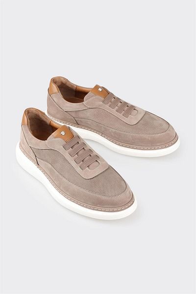 Elle Shoes Mink Leather Men's Casual Shoes