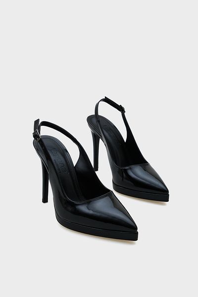 Capone Outfitters Risa Open Back Pointed Toe High Heel Platform Women's Shoes