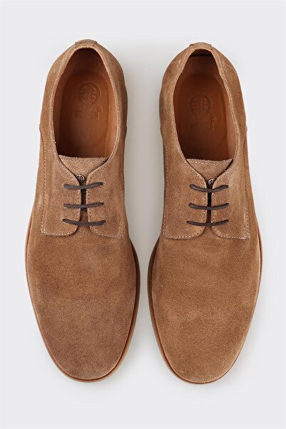 Elle Shoes Tan Leather Men's Casual Shoes