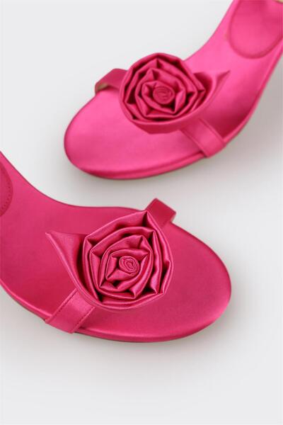 Elle Shoes Fuchsia Women's Heeled Sandals