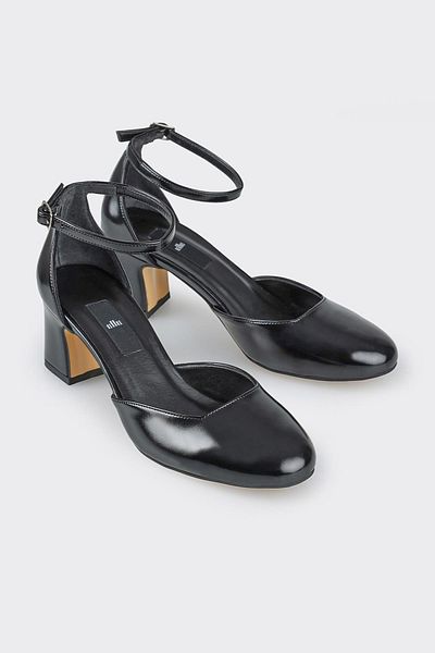 Elle Shoes Black Women's Heeled Shoes