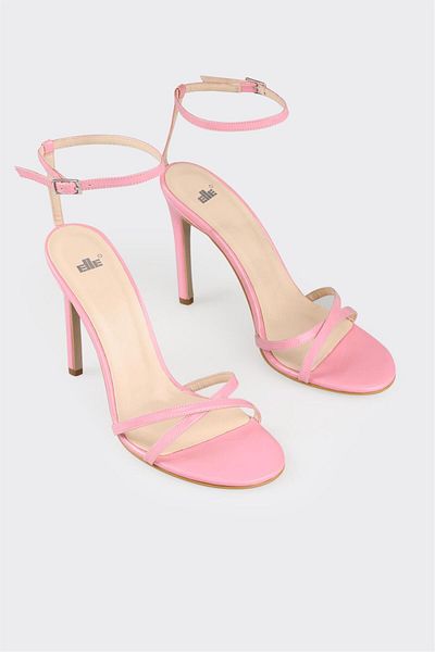 Elle Shoes Pink Women's Heeled Sandals