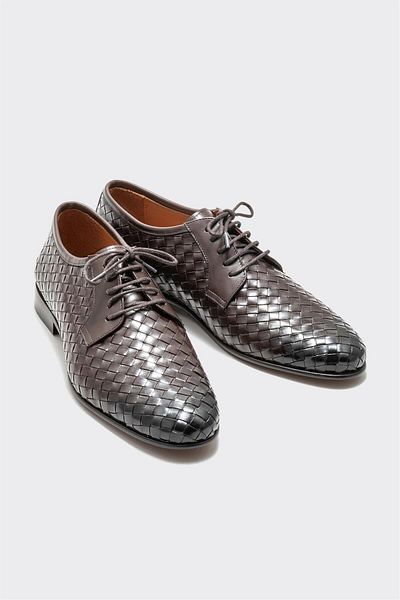 Elle Shoes Brown Leather Men's Classic Shoes