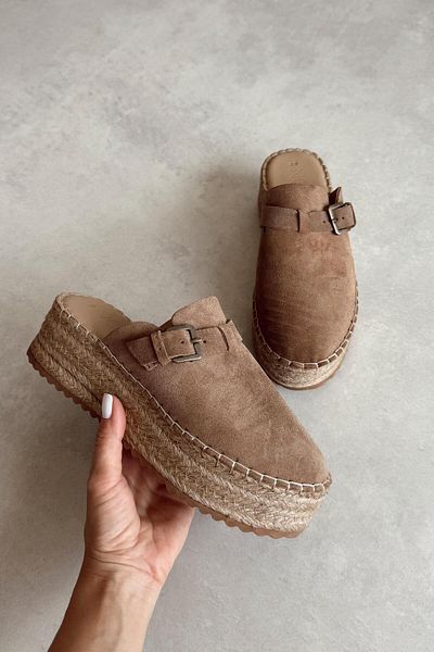 nope21shoess Martin Soil Genuine Leather Slippers